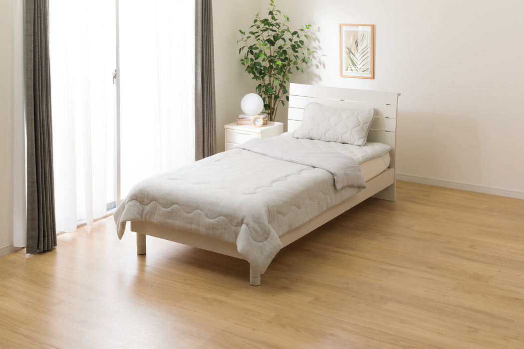 MATTRESS PAD COTTON GAUZE S GY S2416