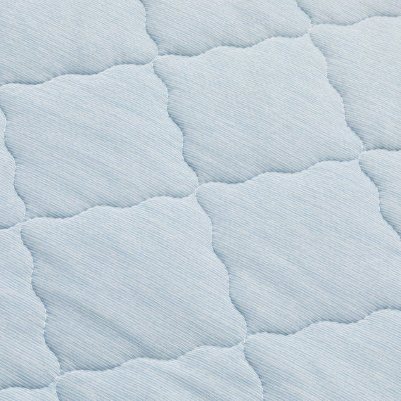 PADDED SHEET TOPPER WITHOUT BANDS N COOL SP K BL S2502