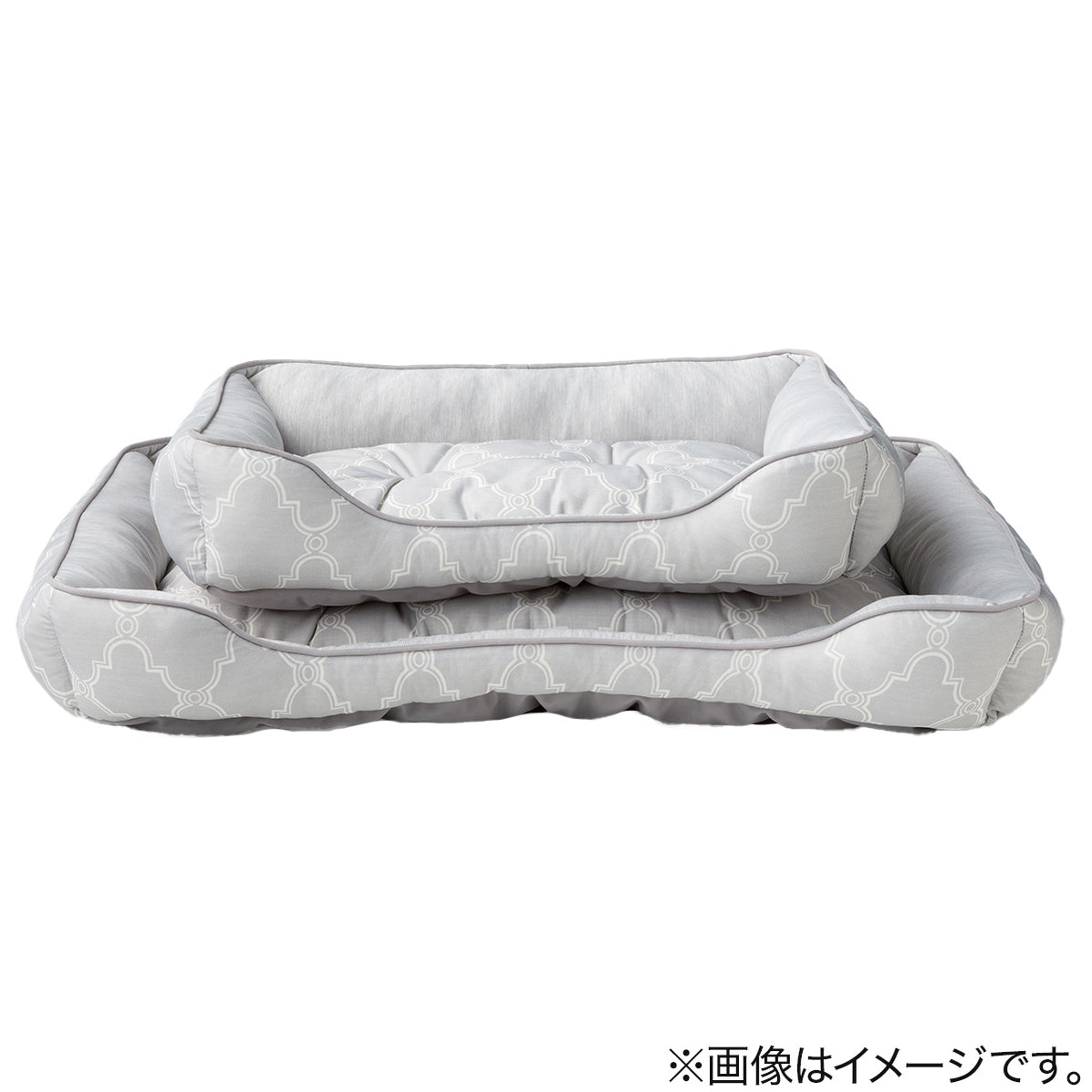 PET BED NCOOL WSP LSQUARE GY S244