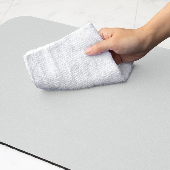 SOFT DIATOMITE KAITEKI BATHMAT 29X39 LGY