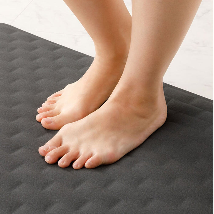 SOFT KAITEKI BATH MAT 29X39 GY UM06