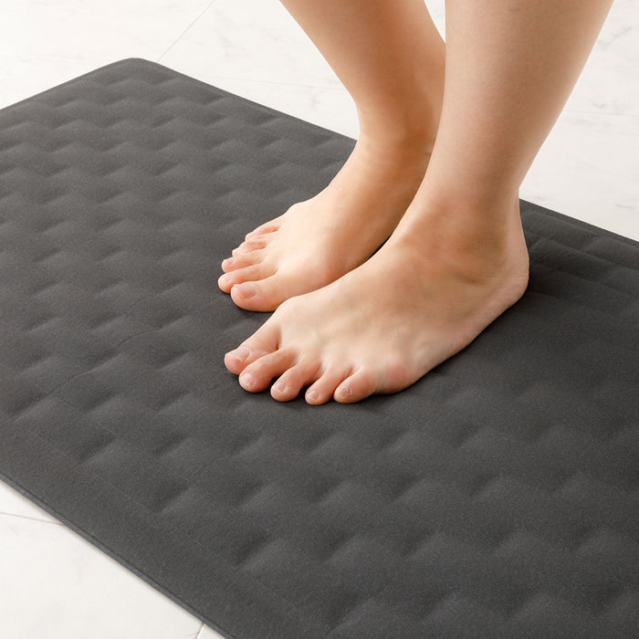 SOFT KAITEKI BATH MAT 47X80 GY UM06