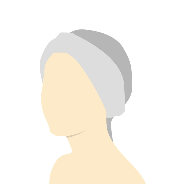 FLANNEL BATH HAIR BAND LGY QE05