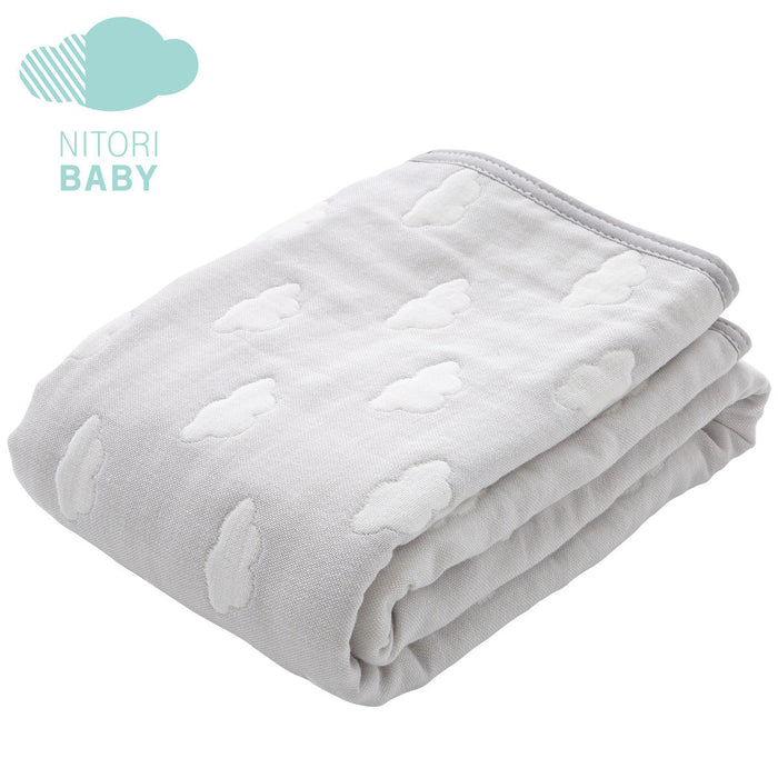 GAUZE BLANKET CLOUD GY