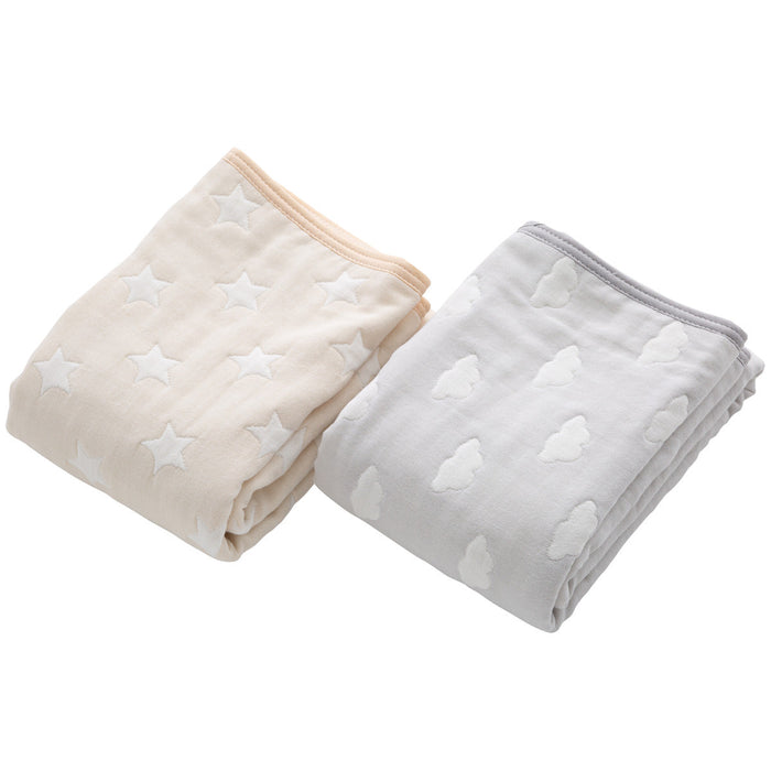 GAUZE BLANKET CLOUD GY