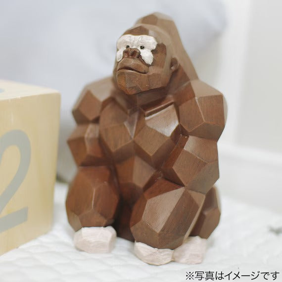 ORNAMENT MONEYBANK GORILLA