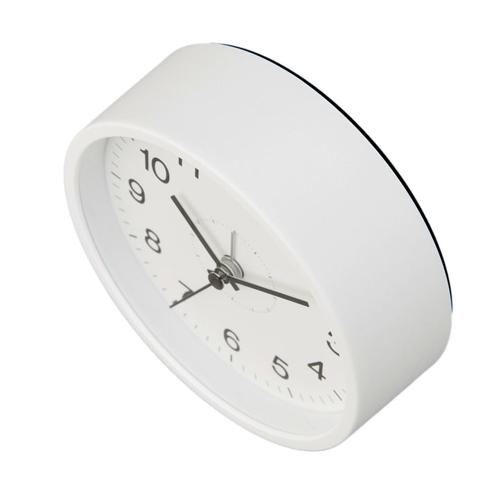 TABLE CLOCK SW WH 006TG