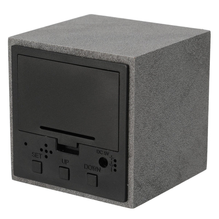 S714RS-C USB LED CLOCK BK