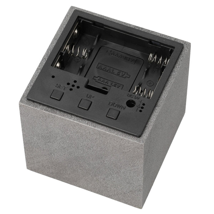 S714RS-C USB LED CLOCK BK