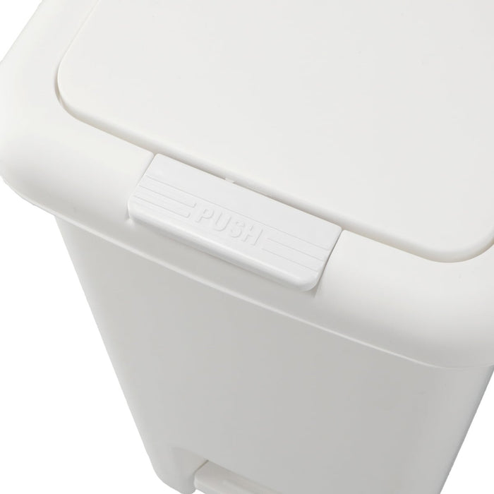 ANTIBACTERIAL AND DEODORANT STEP/PUSH DUST BIN 20L WH