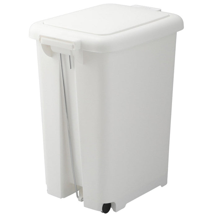ANTIBACTERIAL AND DEODORANT STEP/PUSH DUST BIN 45L WH