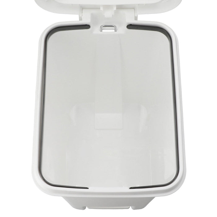 ANTIBACTERIAL AND DEODORANT STEP/PUSH DUST BIN 45L WH