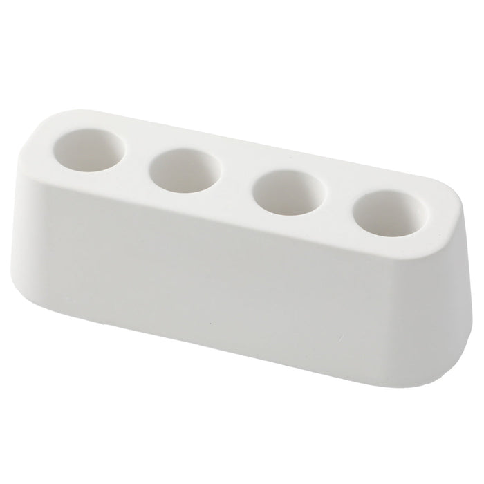POROUS CERAMIC TOOTHBRUSH STAND 4 WH