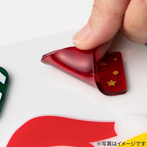 CHRISTMAS TPR WINDOW STICKER PRESENT SANTA n2TB