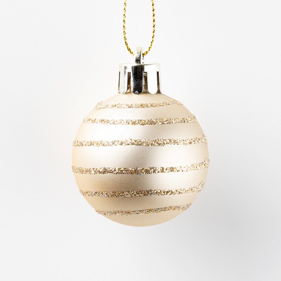 CHRISTMAS S/20 BALL GOLD NTR21015 n2KR