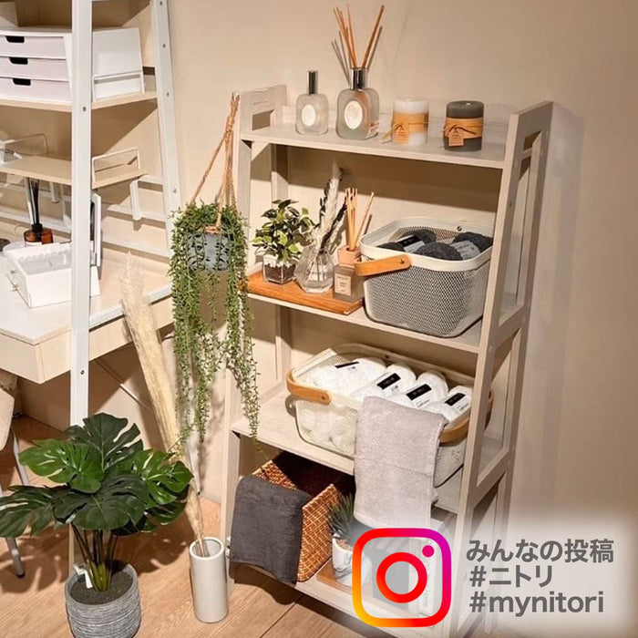 WOOD LADDER SHELF 4TIER 62125 WW