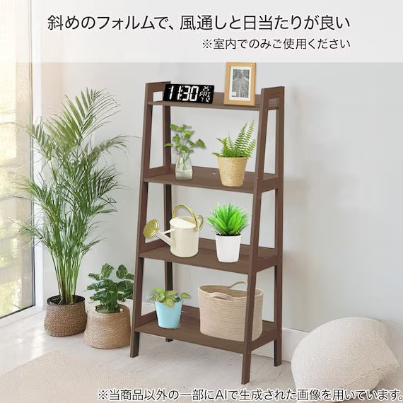 WOOD LADDER SHELF 4TIER 62125 MB