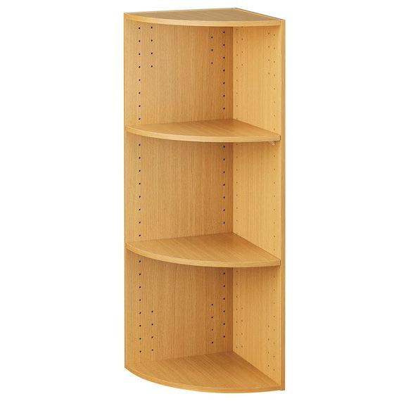 NCOLOBO CORNER 3-TIER LIGHT BROWN