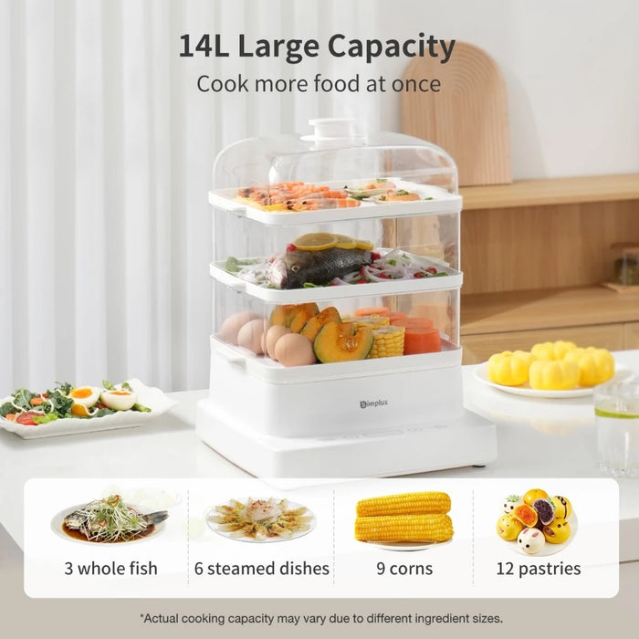 ELECTRIC FOOD STEAMER 004-3T BS