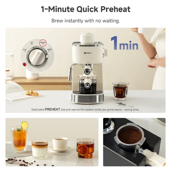 TANK-TYPE COFFEE MACHINE 021 240ML WH BS
