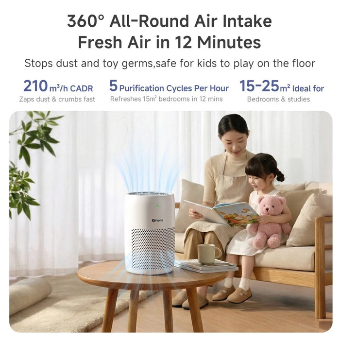 AIR PURIFIER 007 CADR 330CBM/H HEPA H13 WH BS