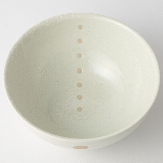 NOODLE BOWL SANUKI DOT WH D18.5XH8.8