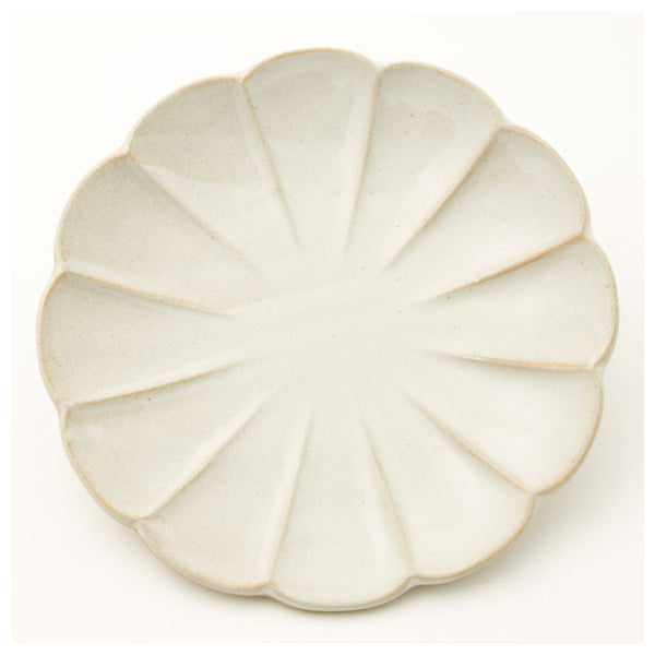 ROUND PLATTER SHINOGI HAKUYU D21.5XH2.5