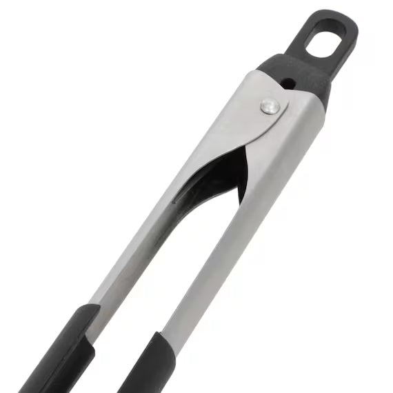 SILICONE STAINLESS TONG M KT03