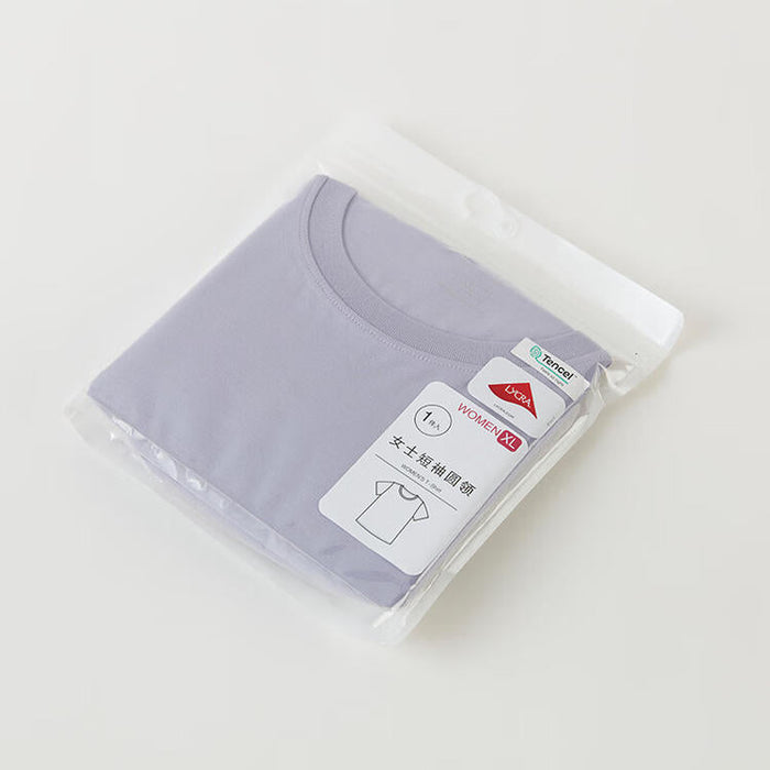 WOMEN MODAL COTTON UNECK SHORT PU XXL