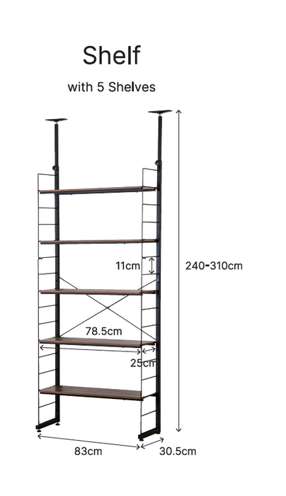 HEIGHT ADJUSTABLE SHELF MBR