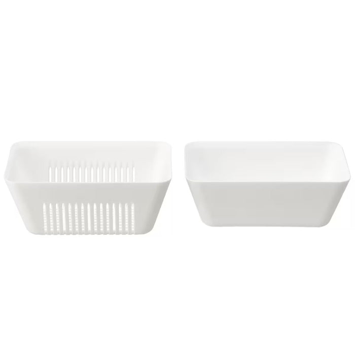 RECTANGLE STRAINER AND BOWL M