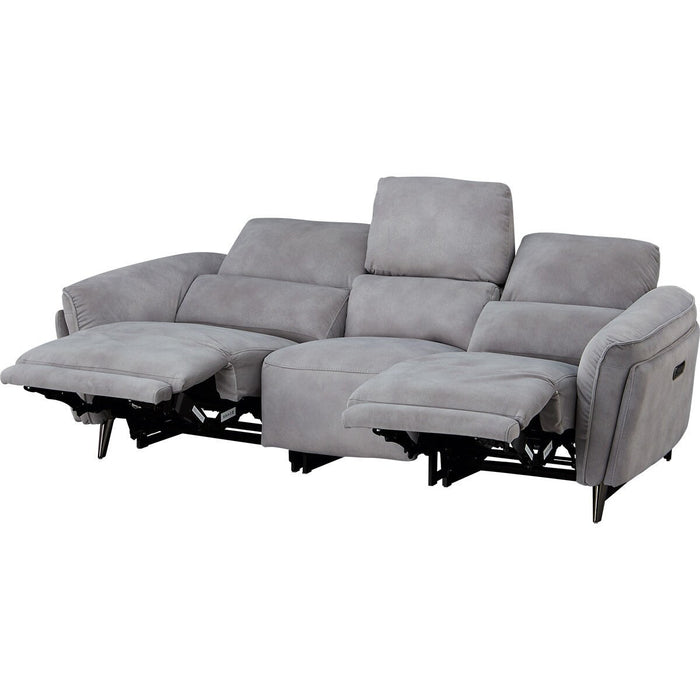 2M ELECTRIC 3 SEATER SOFA LS02 PEY GY