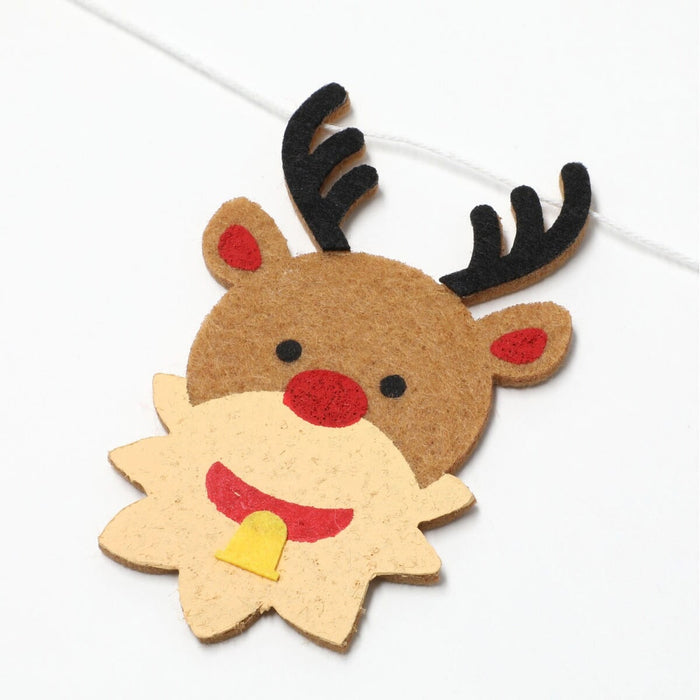 CHRISTMAS BANNER SANTA FRIENDS N2GL