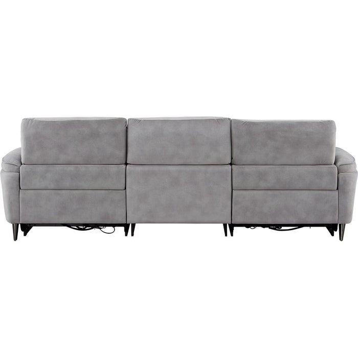 2M ELECTRIC WIDE 3 SEATER SOFA LS02 PEY GY