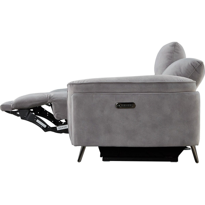 2M ELECTRIC WIDE 3 SEATER SOFA LS02 PEY GY