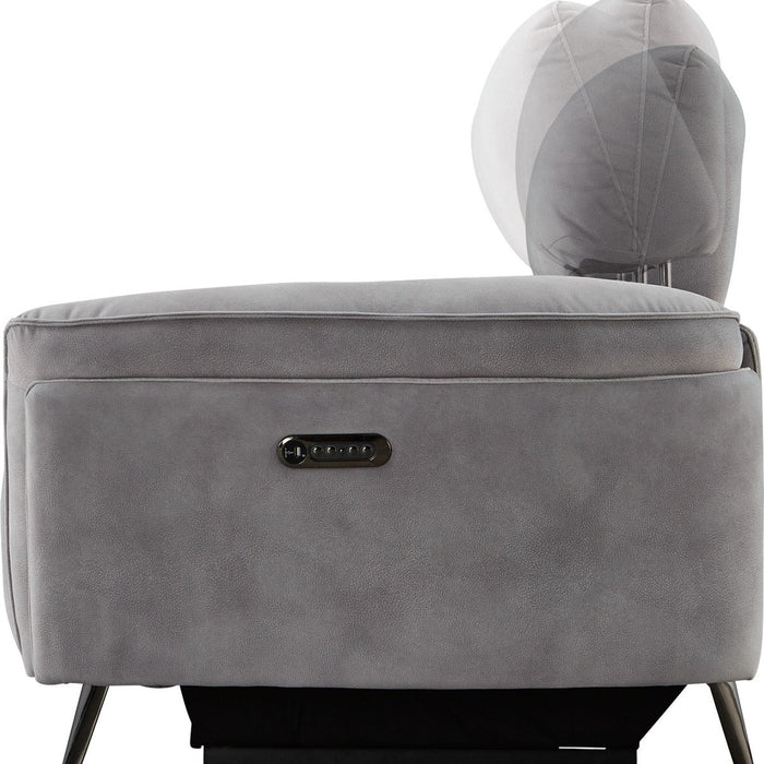 2M ELECTRIC 3P SOFA LS02 PEY GY