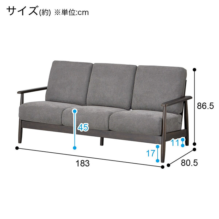 3P SOFA IG01 DGY/DBR