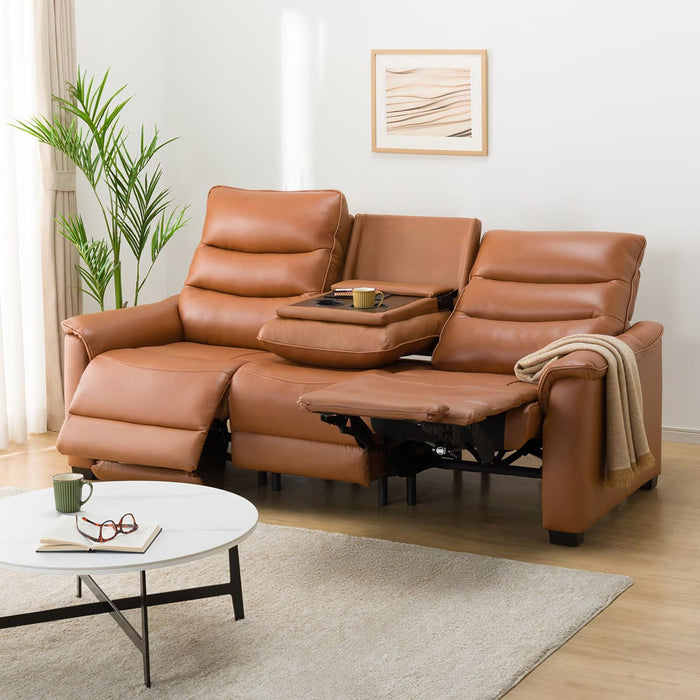 3P ELECTRIC SOFA N-BELIEVA 3 TK-LEATHER BR