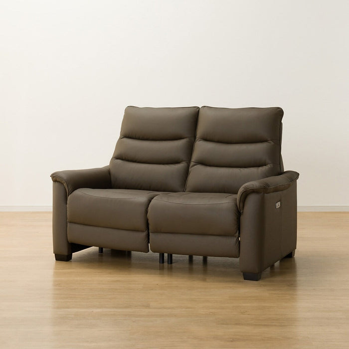 2P ELECTRIC SOFA N-BELIEVA 3 LEATHER BR
