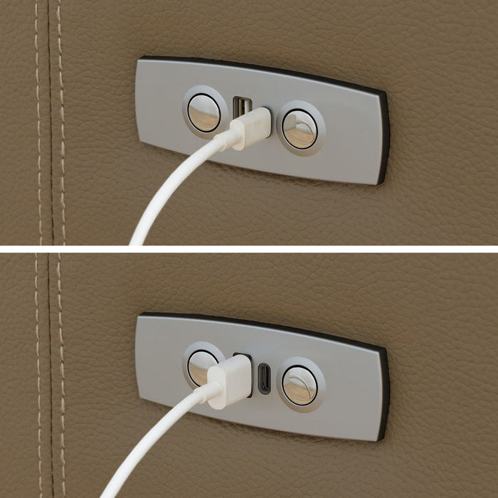 2P ELECTRIC SOFA N-BELIEVA 3 LEATHER MO