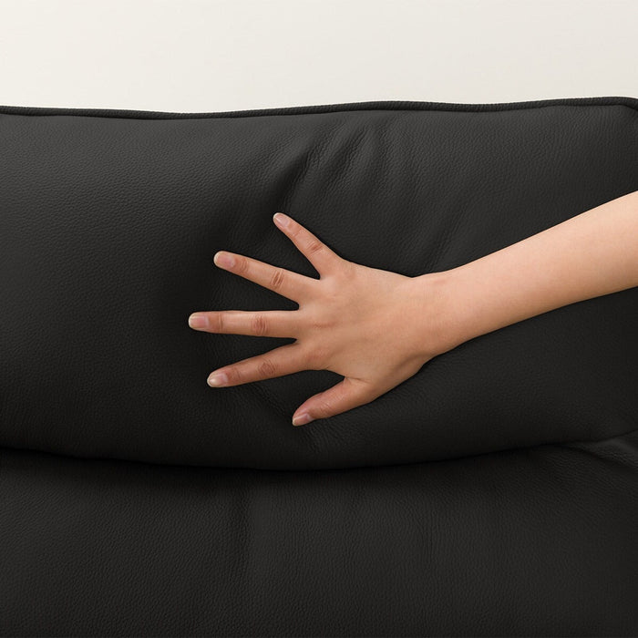 2P ELECTRIC SOFA N-BELIEVA 3 LEATHER BK