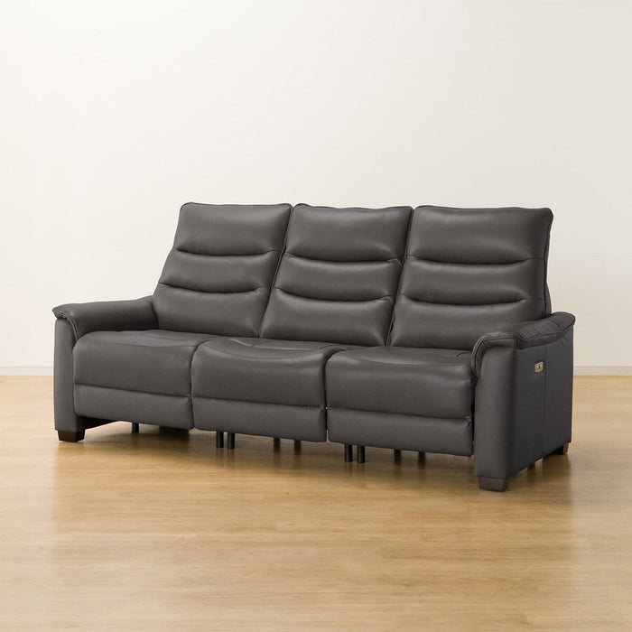 3 ELECTRIC 3P SOFA N-BELIEVA 3 TK-LEATHER DGY