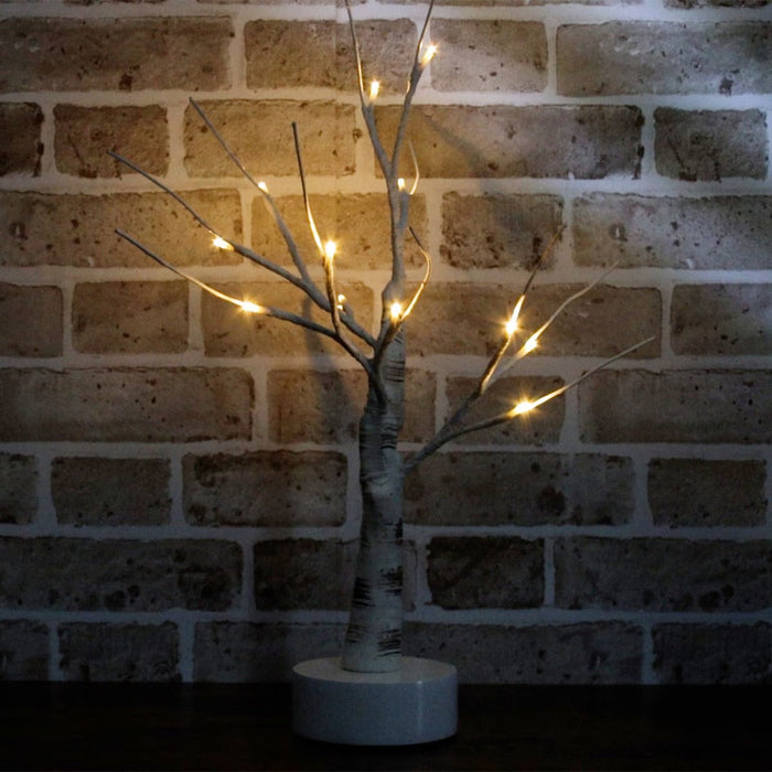 CHRISTMAS LED ORNAMENTS 40CM BIRCH TREE N3BF