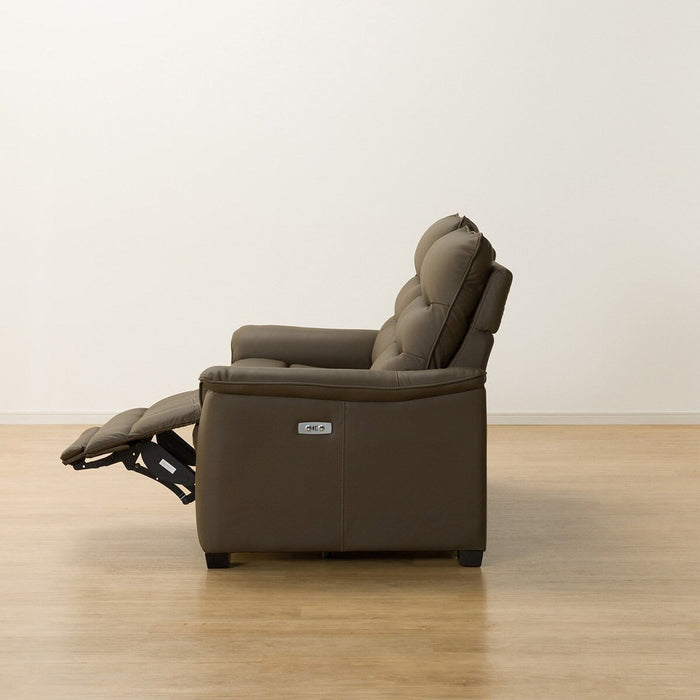 2P ELECTRIC SOFA N-BELIEVA 3 LEATHER BR