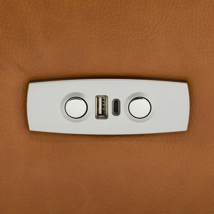 2P ELECTRIC SOFA N-BELIEVA 3 TK-LEATHER BR