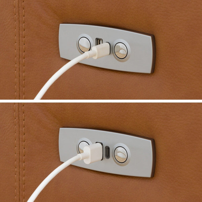 2P ELECTRIC SOFA N-BELIEVA 3 TK-LEATHER BR