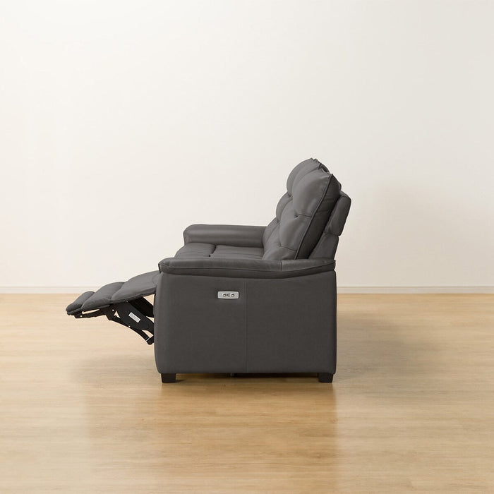 3 ELECTRIC 3P SOFA N-BELIEVA 3 TK-LEATHER DGY