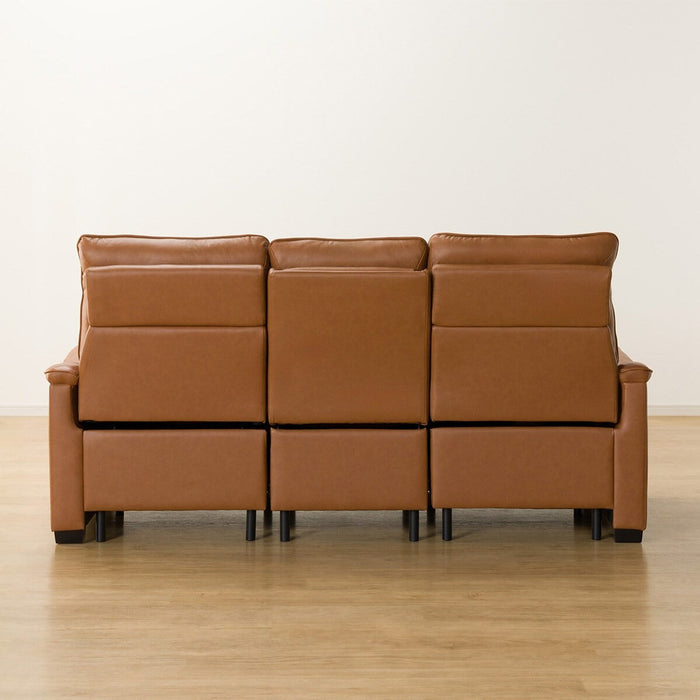 3P ELECTRIC SOFA N-BELIEVA 3 TK-LEATHER BR
