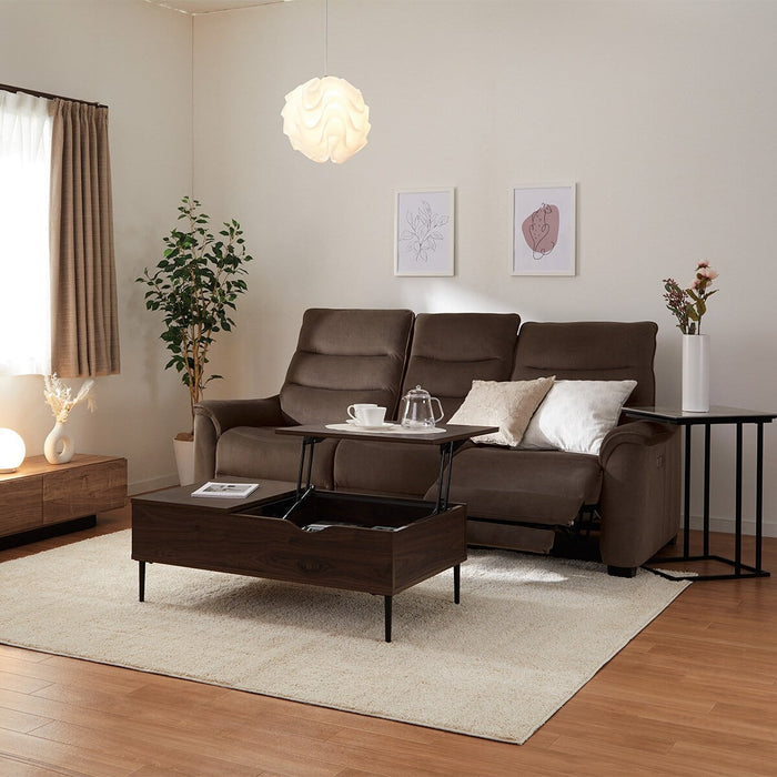 3P ELECTRIC SOFA N-BELIEVA 3 MICROFIBER BR