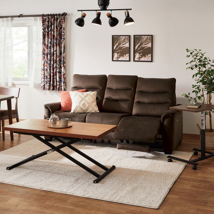 3P ELECTRIC SOFA N-BELIEVA 3 MICROFIBER BR